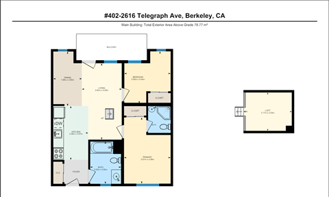 the floor plan of the bearden condo unit